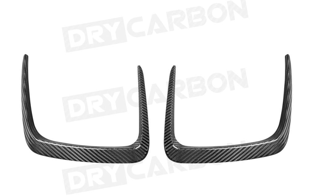 Dry Carbon Fiber Front Engine Hood Fins Canards Splitters for BMW ...