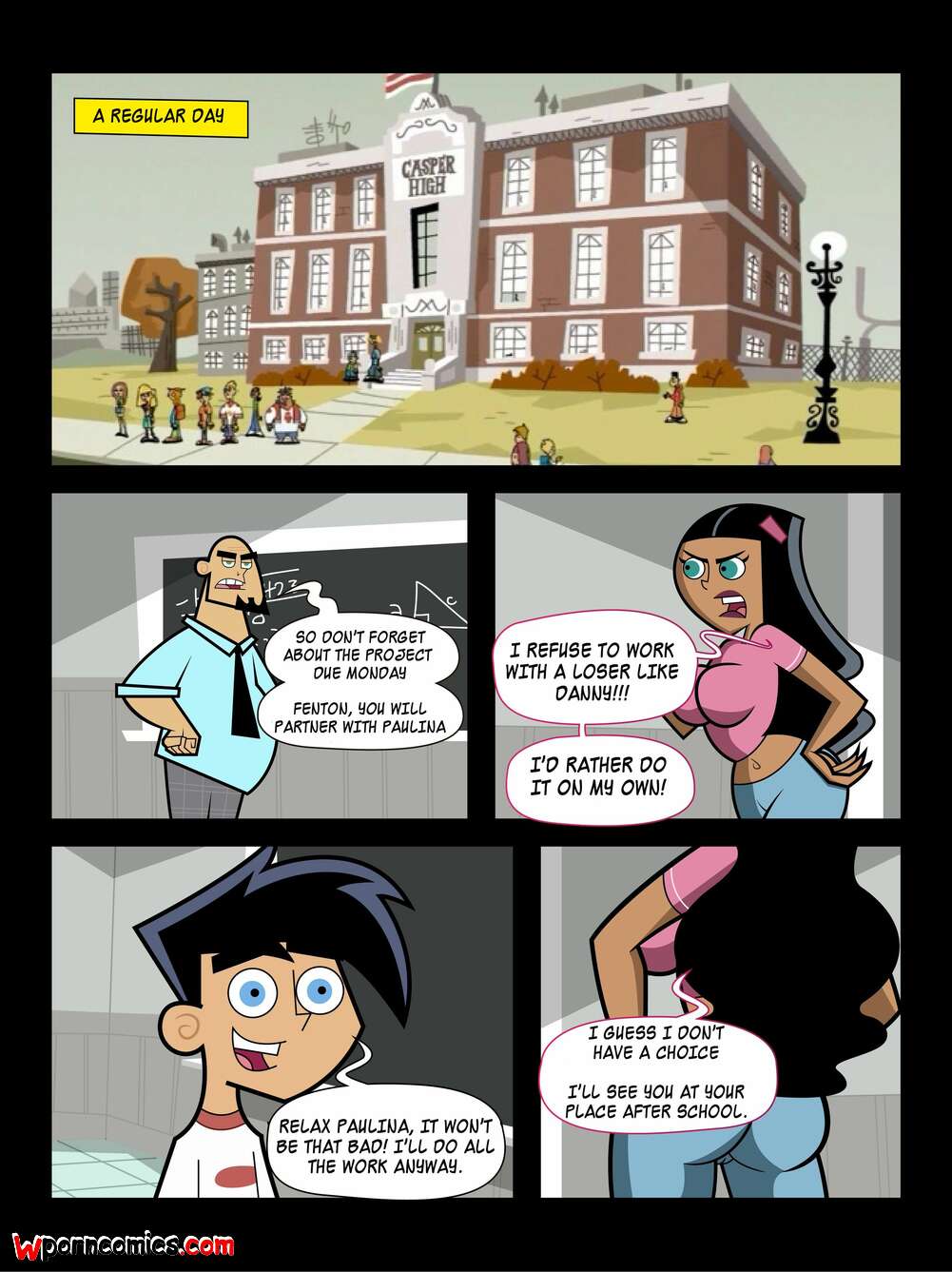 ✅️ Porn comic Homework. Danny Phantom. MexiComix. Sex comic ...