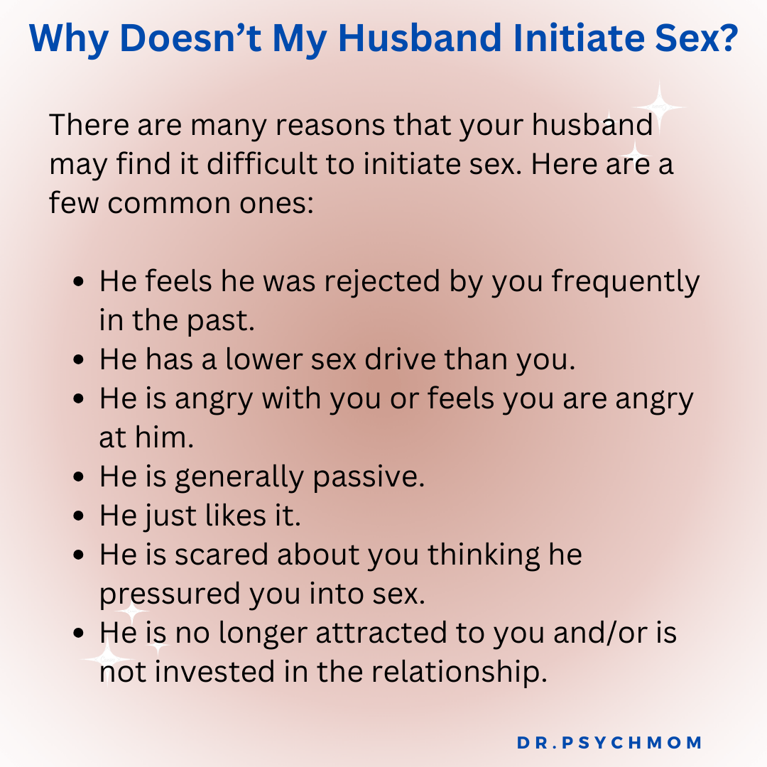 Why Doesn't My Husband Initiate Sex And How Can I Change This?