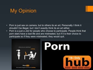 Should the government make pornography illegal | PPT