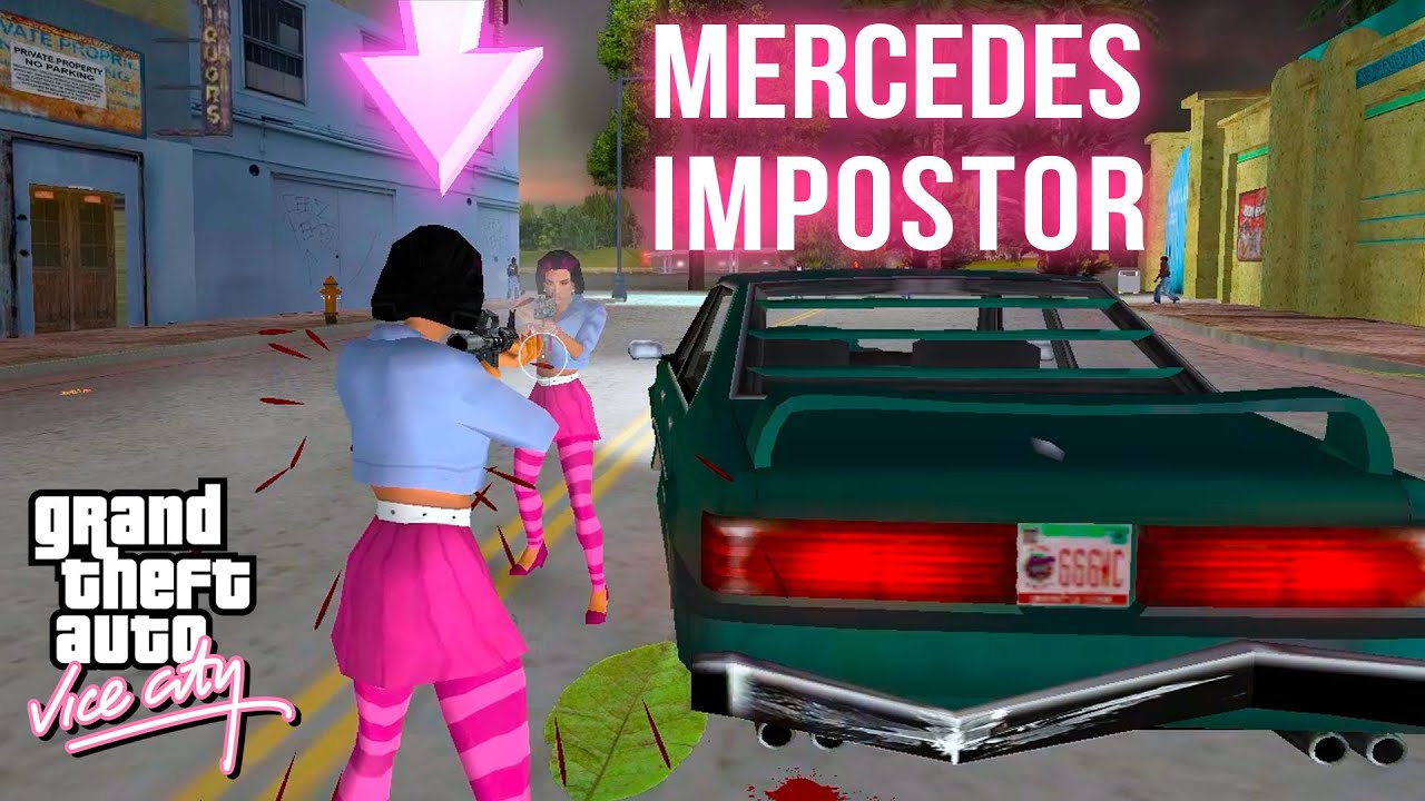 Impostor Mercedes Cortez attacked Porn Studio of Vice City - YouTube