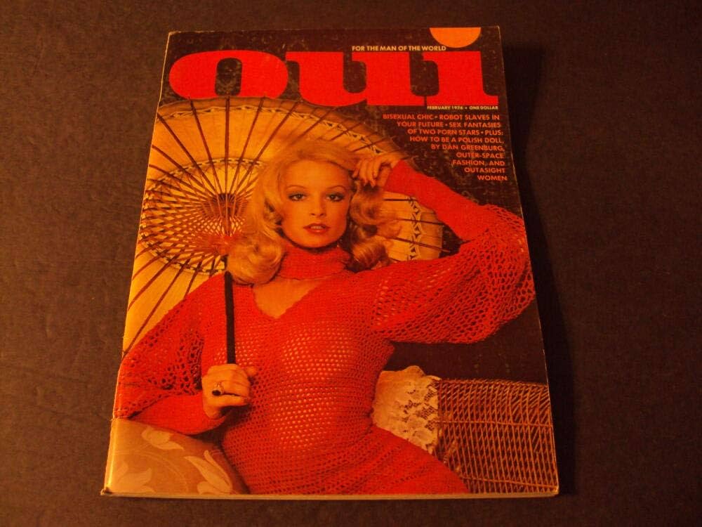 Oui Feb 1974 Bisexual Chic, Sex Fantasies of Porn Stars at ...