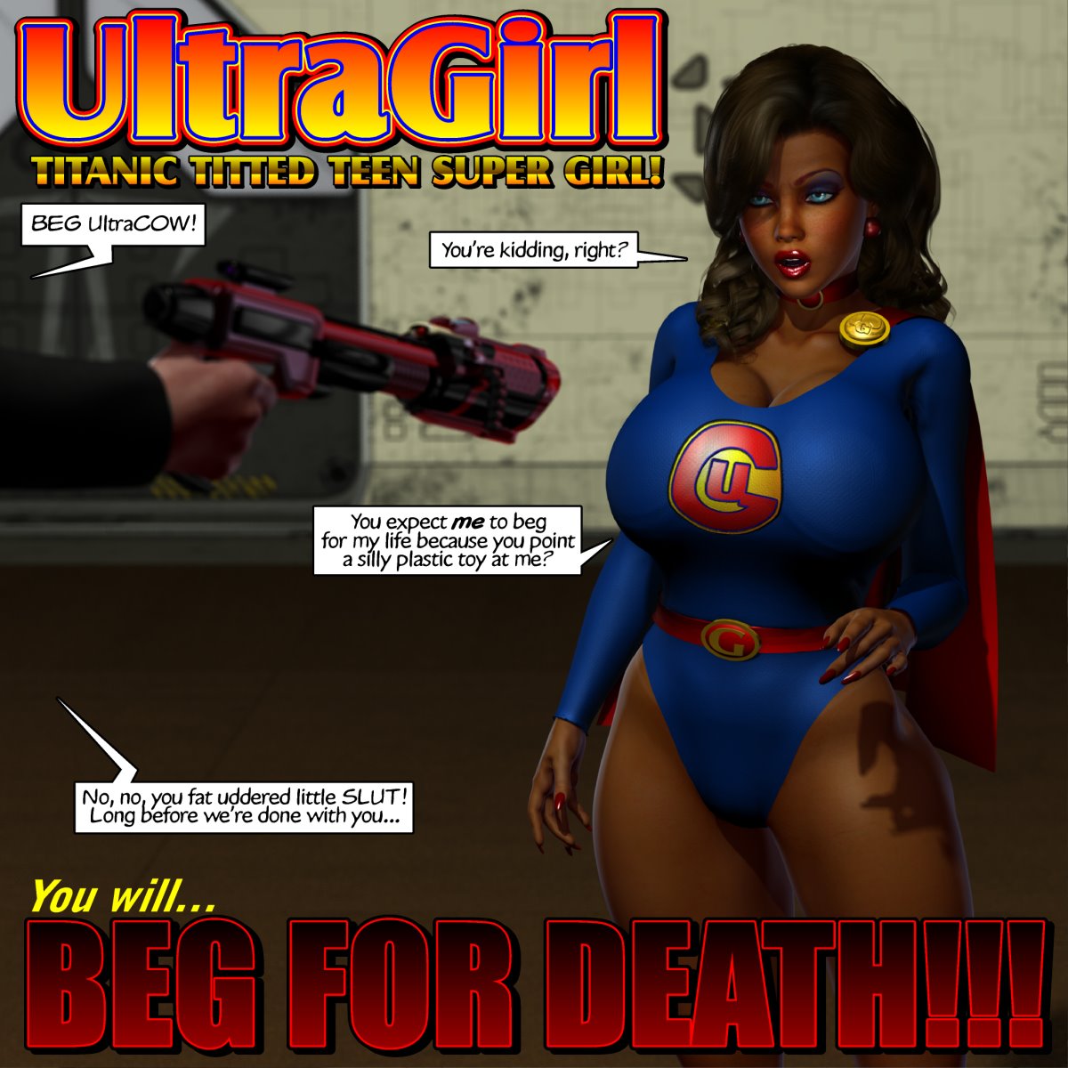 Ultra Girl Beg For Death 27- SuperHeroineCentral - Porn Cartoon Comics