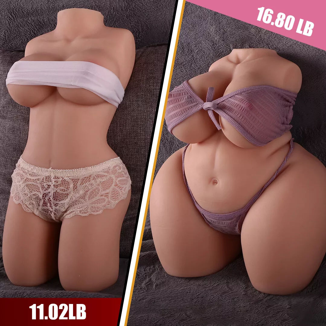 Pussy Vagina Sex Dolls Real TPE Silicone Love doll Half Body Adult ...