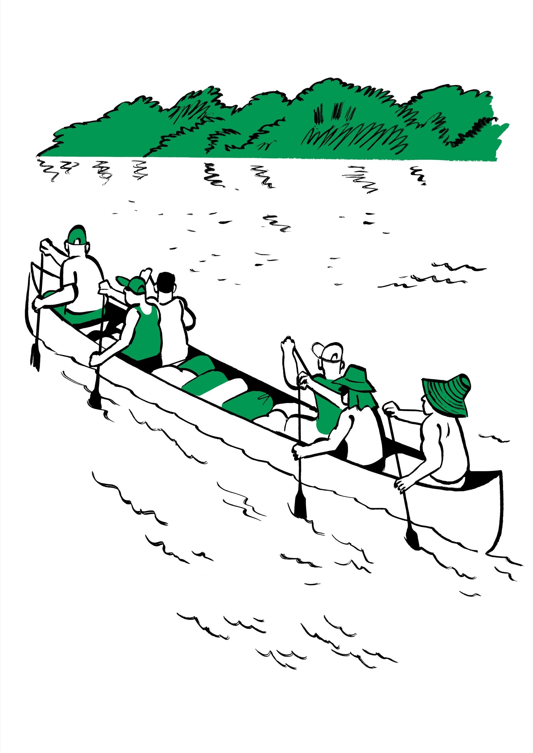 A Big-Ass Canoe Goes the Distance | The New Yorker