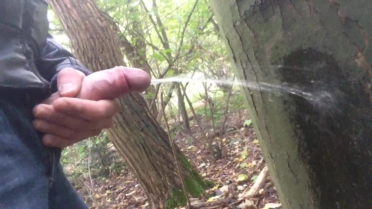 Taking a Pee against a Tree in Public - Pornhub.com