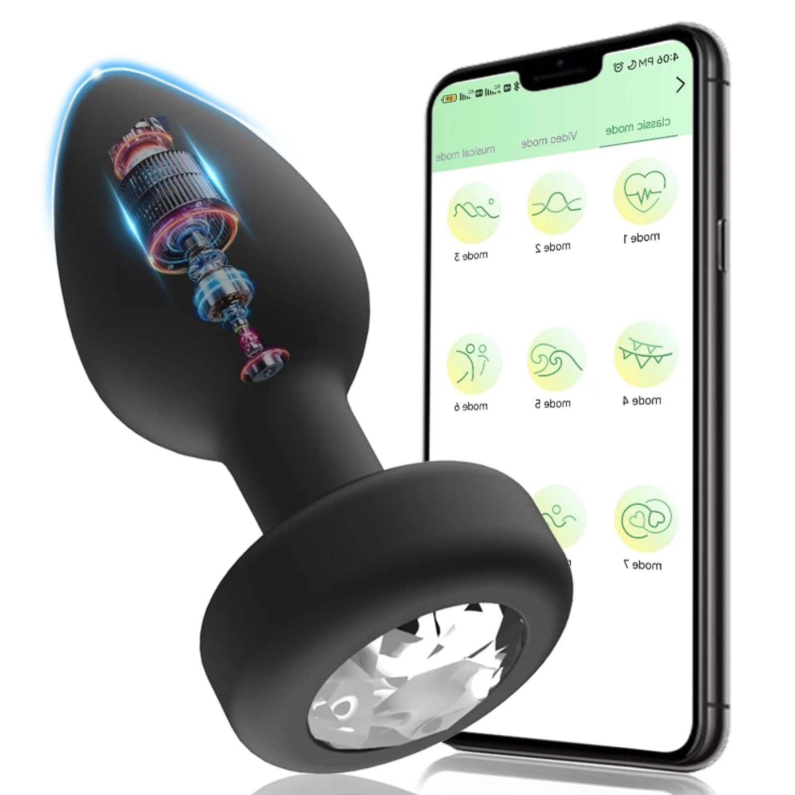 Amazon.com: Anal Butt Plug Anal Toys Butt Plug APP Remote Control ...