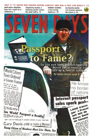 Seven Days, March 28, 2001 by Seven Days - Issuu