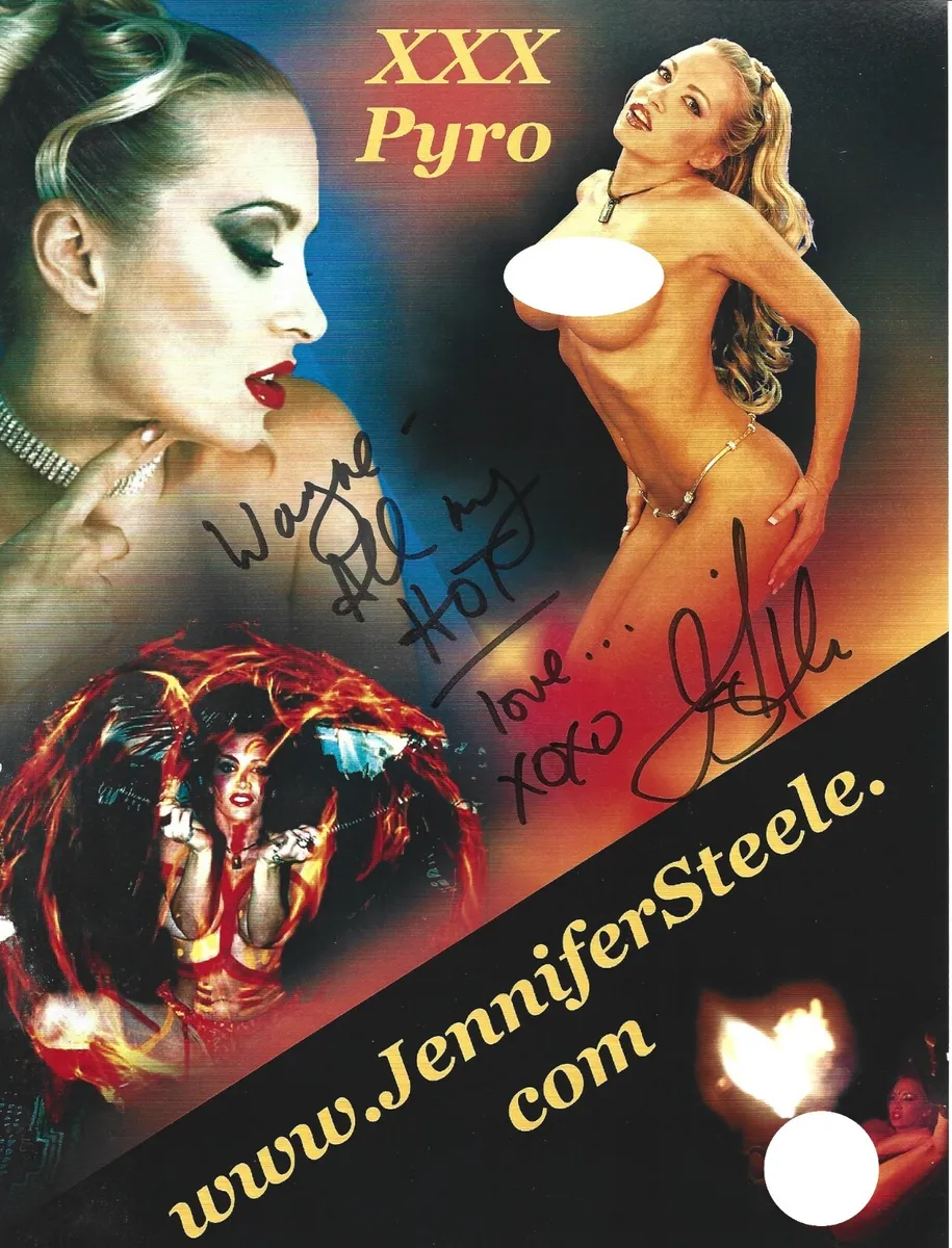 Jennifer Steele hand SIGNED SEXY XXX Pyro Photo COA Autographed ...