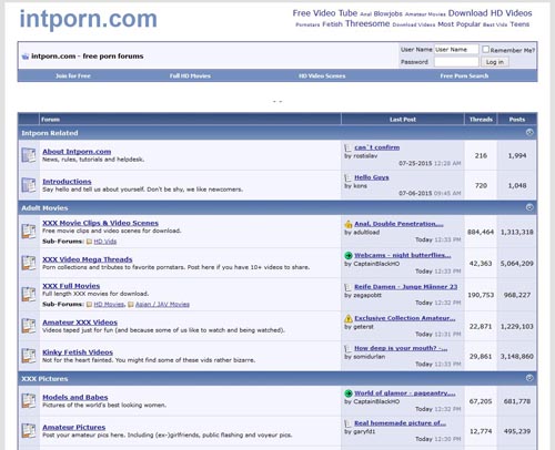 Intporn.com and 31 similar sites like intporn