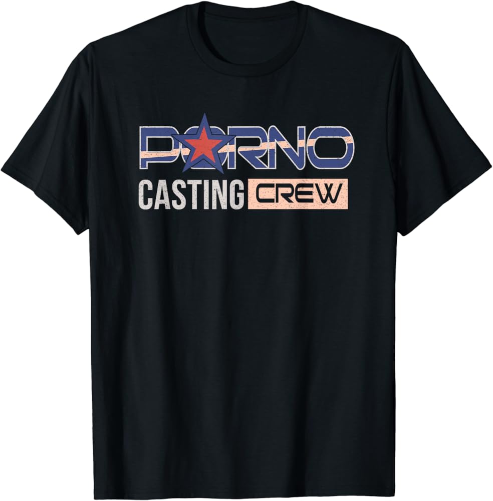 Amazon.com: Porno Casting Crew Funny Porn Star Halloween Costume T ...