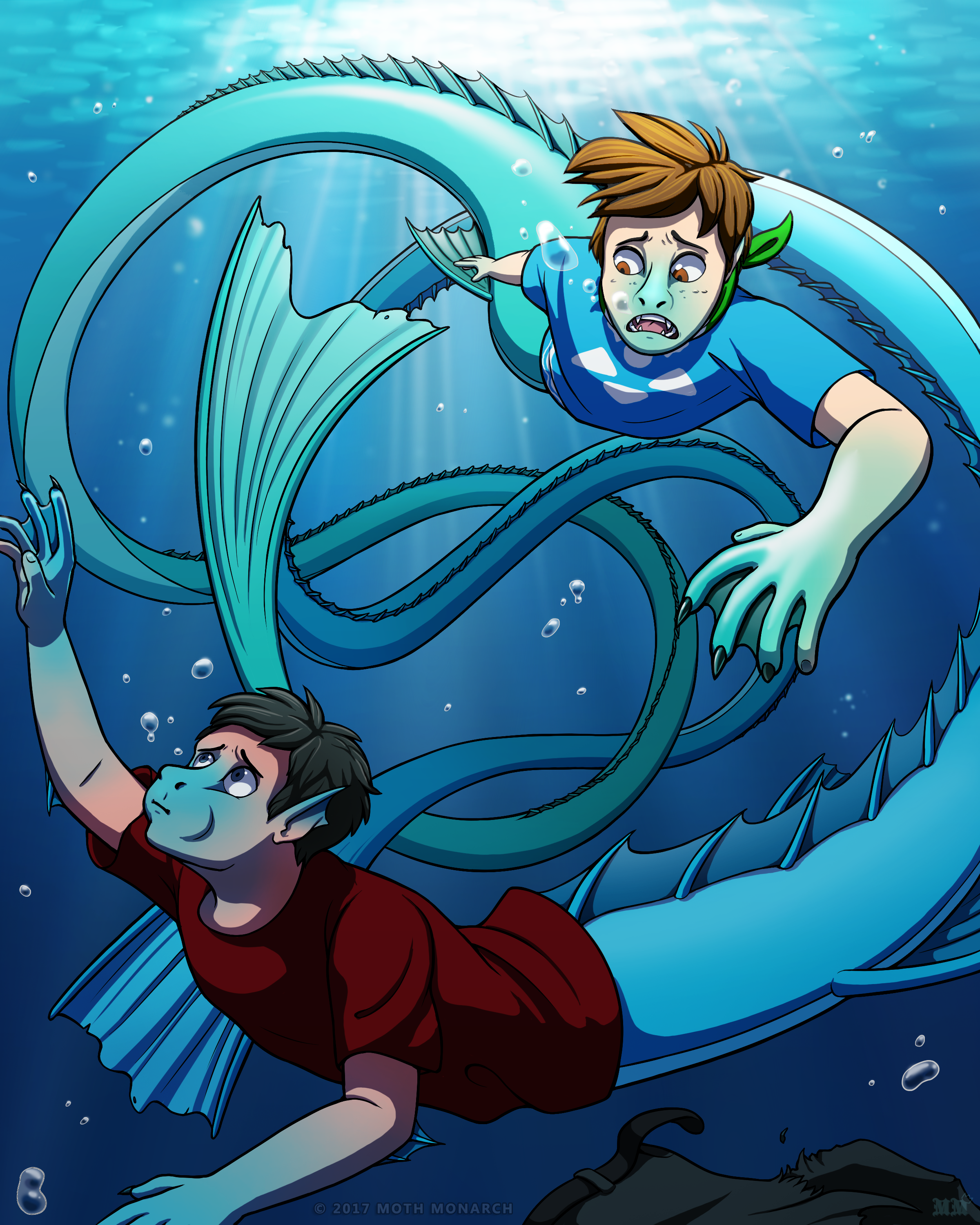 Sea Serpents by Nyomi — Weasyl