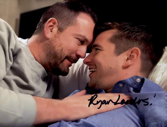 Gay porn star Ryan Landers signed AUTHENTIC 8x10|Stali Cali|