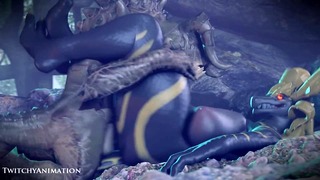 Monster hunter world Hentai porn videos - XAnimu.com