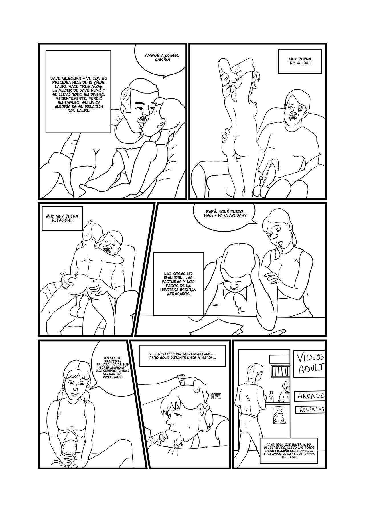 Lauri, Dad's Porn Princess - Page 1 - HentaiEra