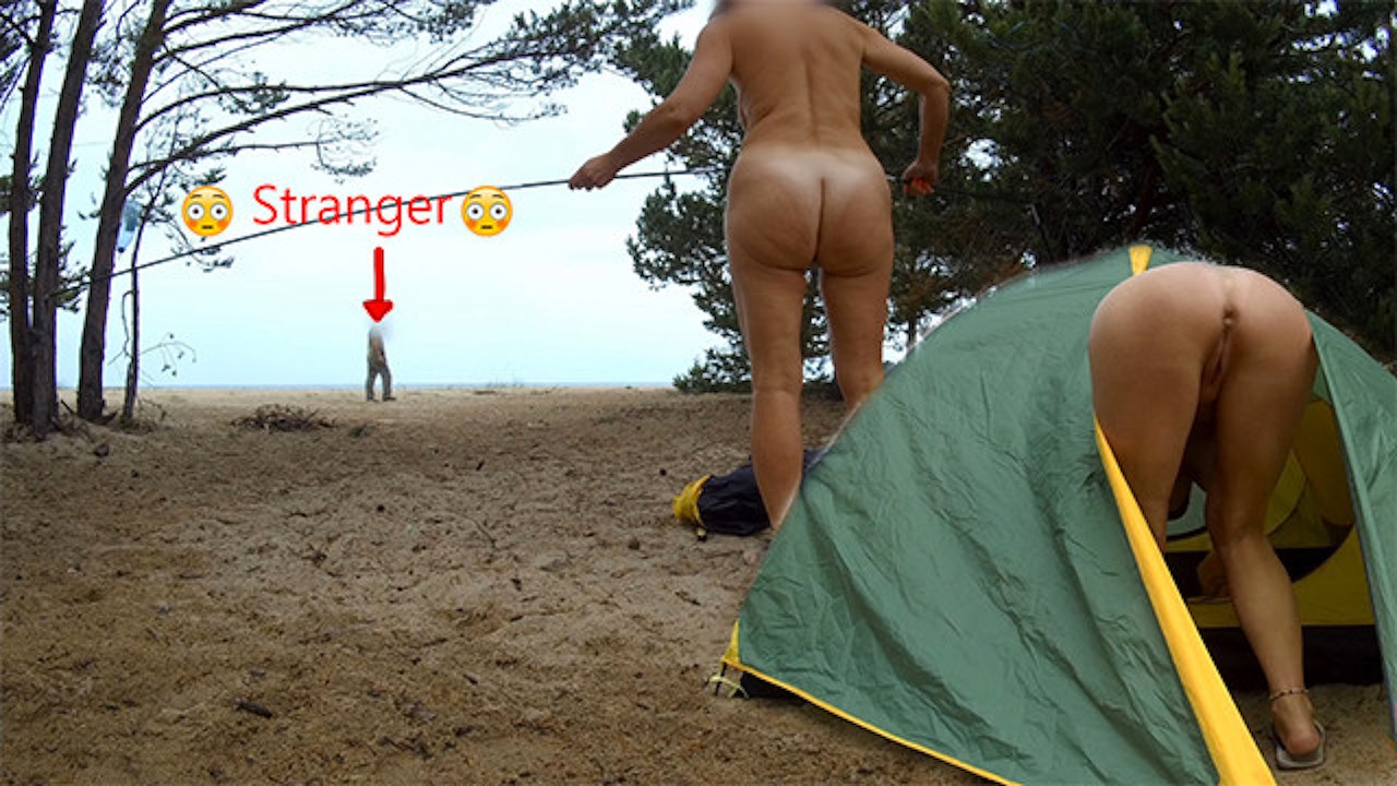 How to Set up a Tent on the Beach Naked. Video Tutorial. - Pornhub.com