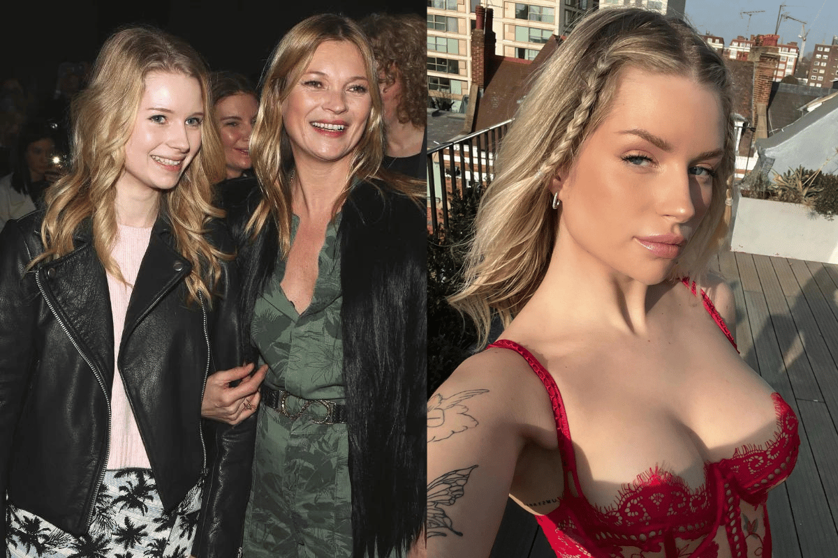 Lottie Moss on growing up in Kate Moss' shadow.