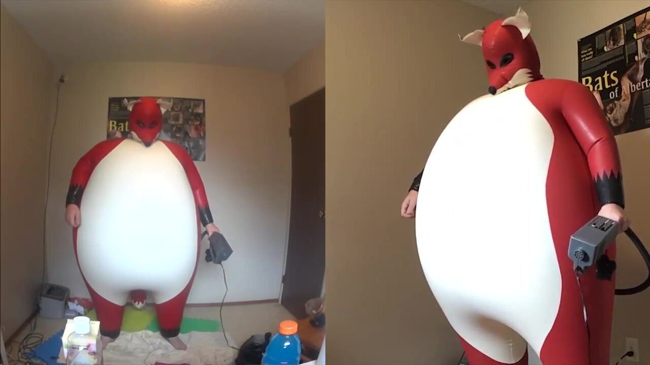 Inflatable Fox overinflation - ThisVid.com