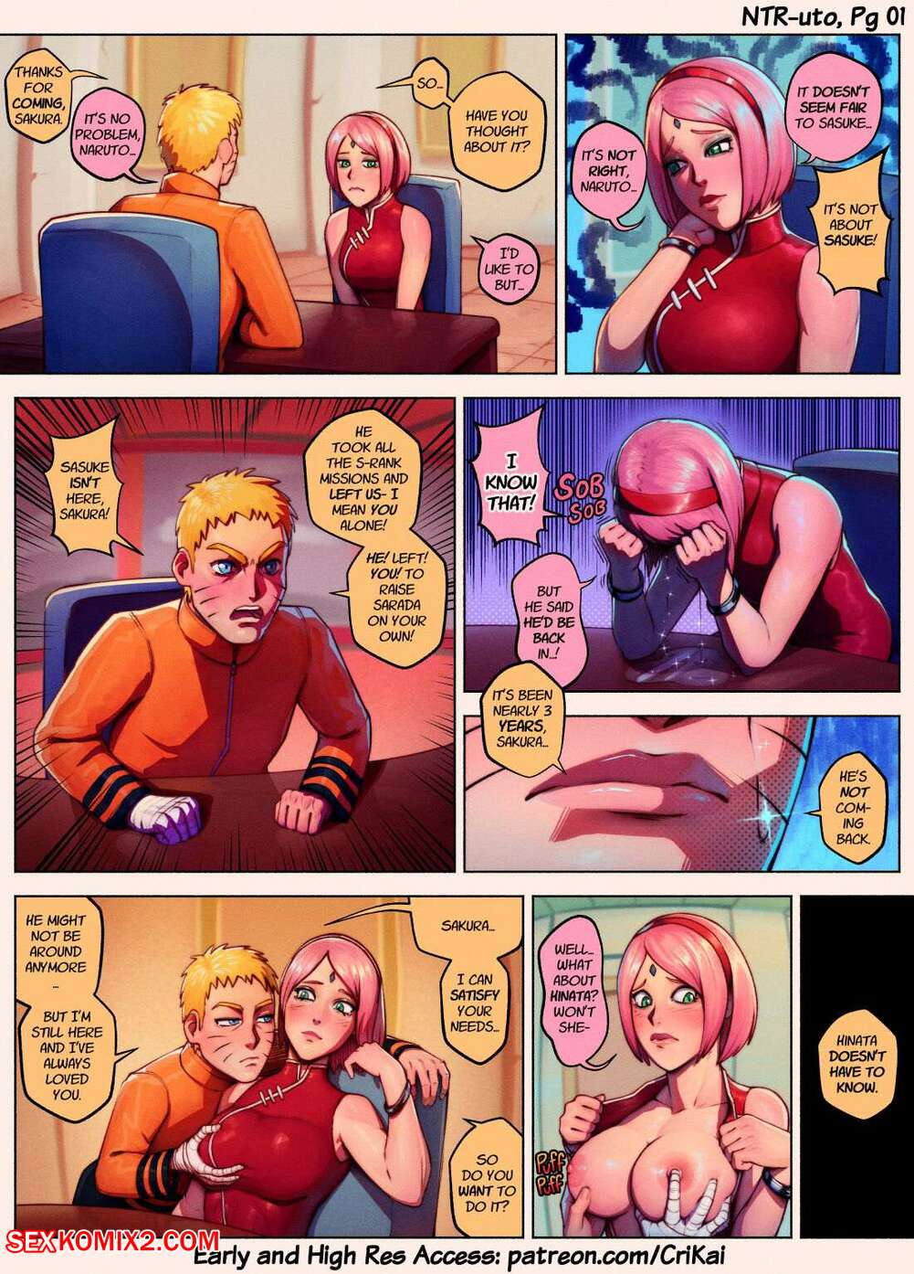 ✅️ Porn comic NTRuto. Naruto. CriKai Sex comic decided to take ...