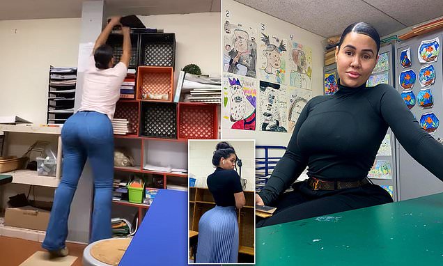 Curvy New Jersey elementary school teacher slammed for wearing ...