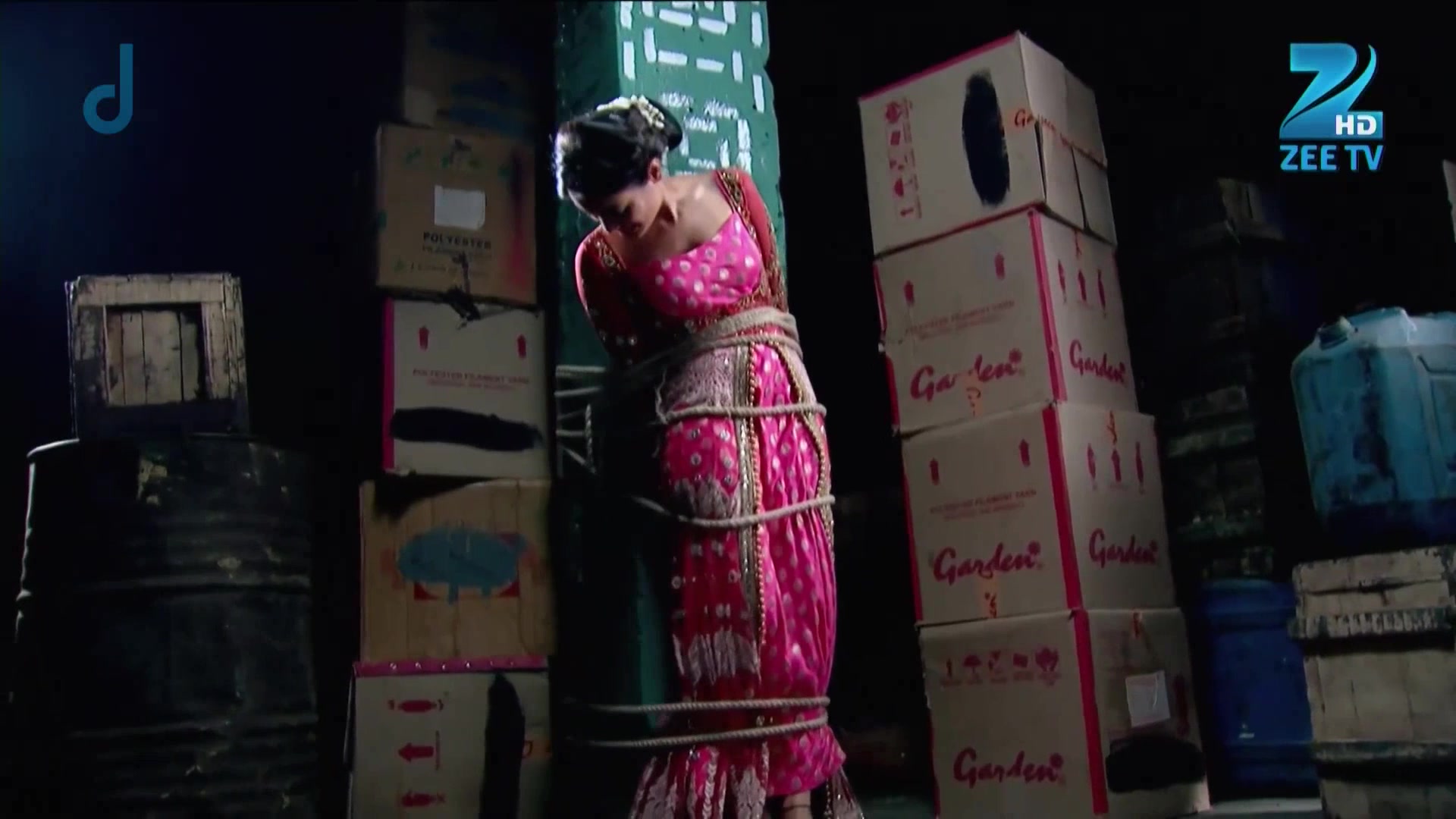 BoundHub - Surbhi Jyoti in Double role Captured & tied Up