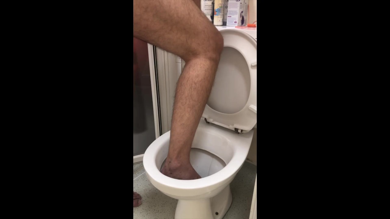 Foot in Toilet and Flush my Foot (feet in Toilet) - Pornhub.com