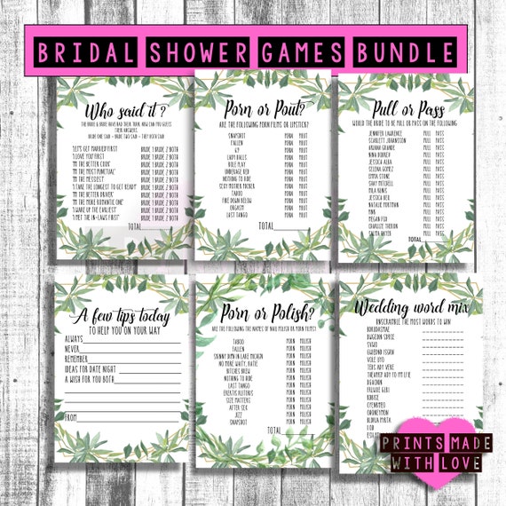 Lesbian Bridal Shower Games Bundle , Same Sex Hen Do , Mrs and Mrs ...