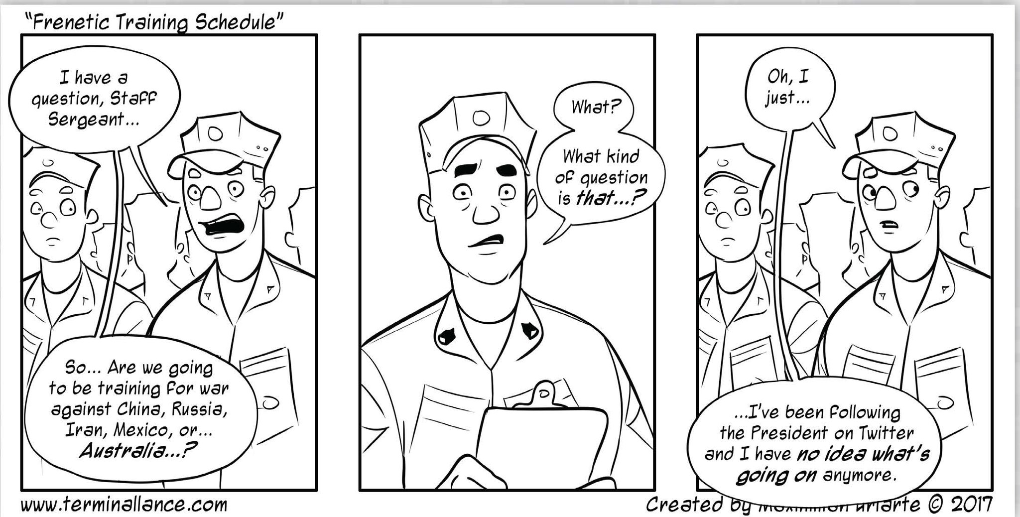 A Comic Strip About the Marines: The Few, the Proud, the Bored Out ...