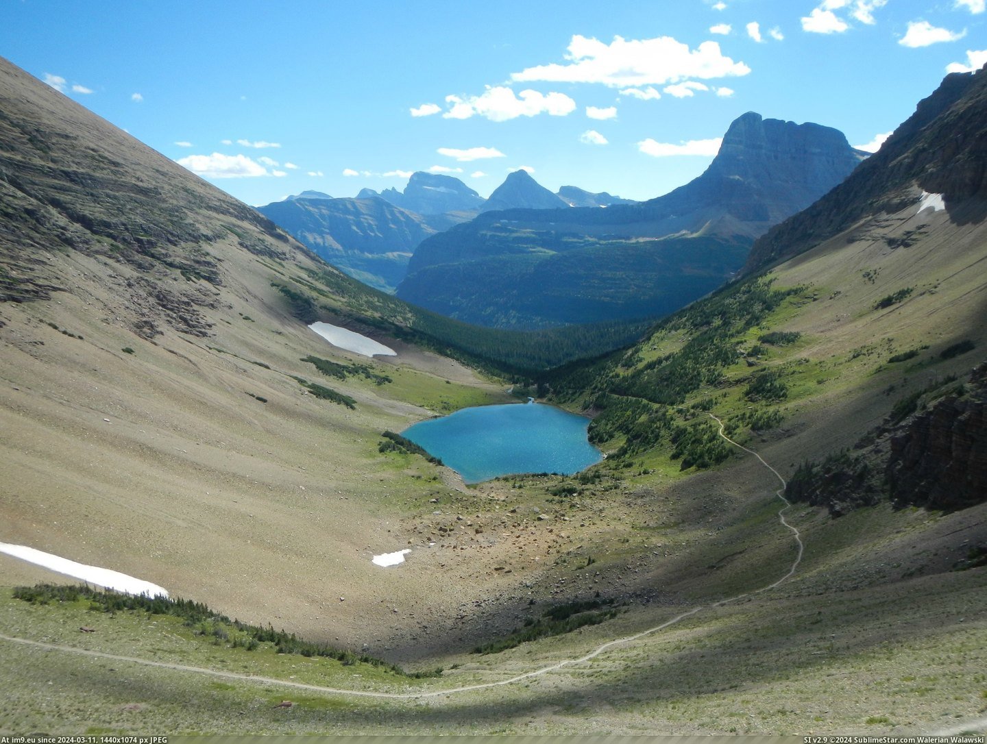 Pic. #Park #National #Trail #Heading #Ptarmigan #Lake #Glacier ...