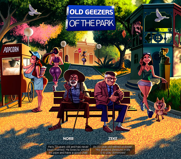 Old Geezers of the Park - Porn Comics, Cartoons and Sex - Welcomix.com