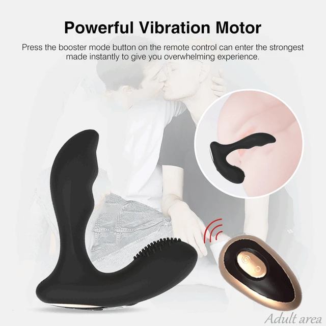 Male Vibrator Remote Control Prostate Massager Male Anal Plug ...