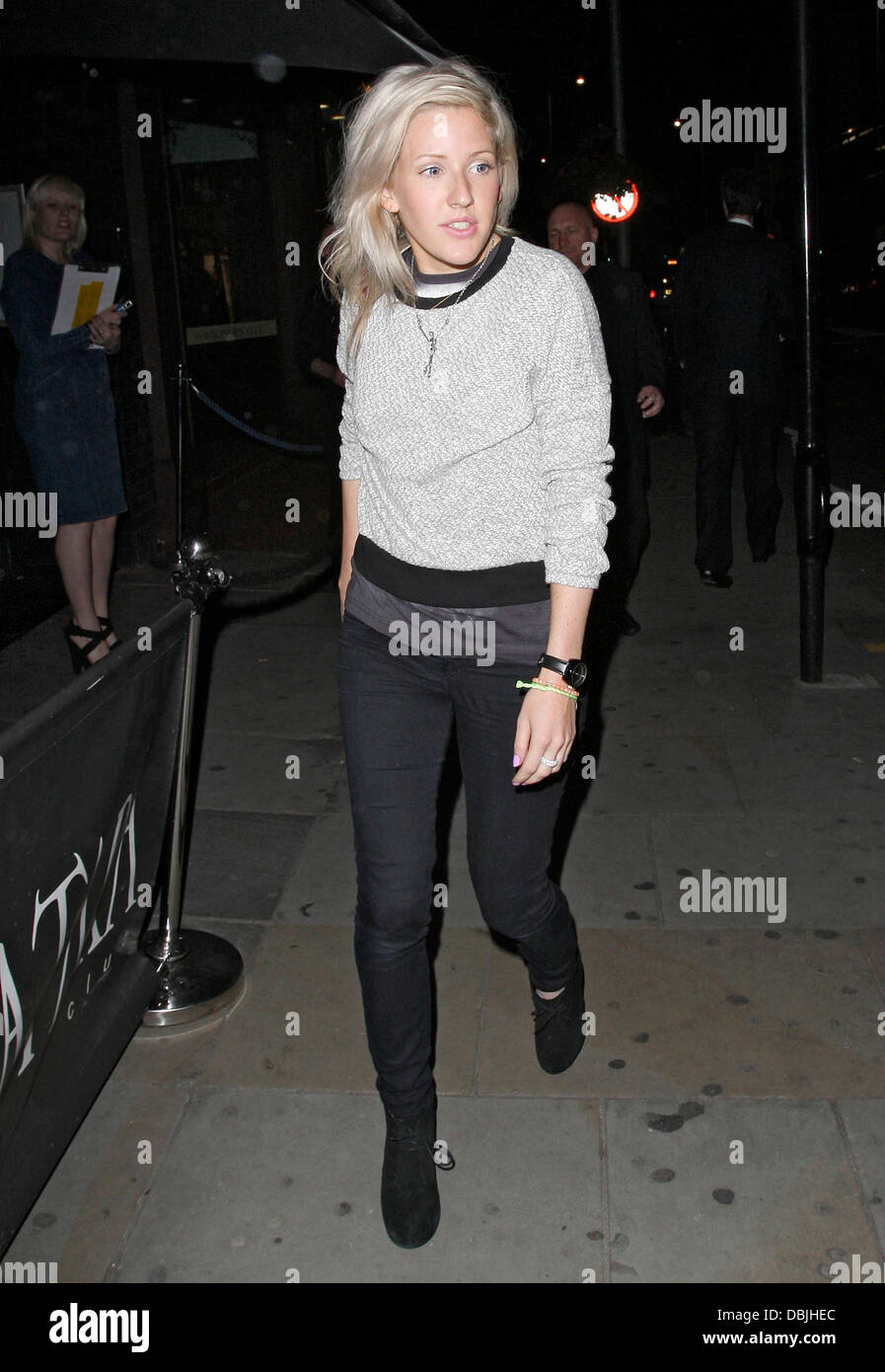 Ellie Goulding at the Sophy Robson Salon Fashion launch party held ...