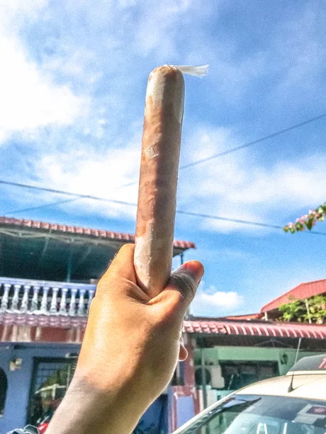 A nostalgic ice snack from the kampung, I usually calls it as ice ...