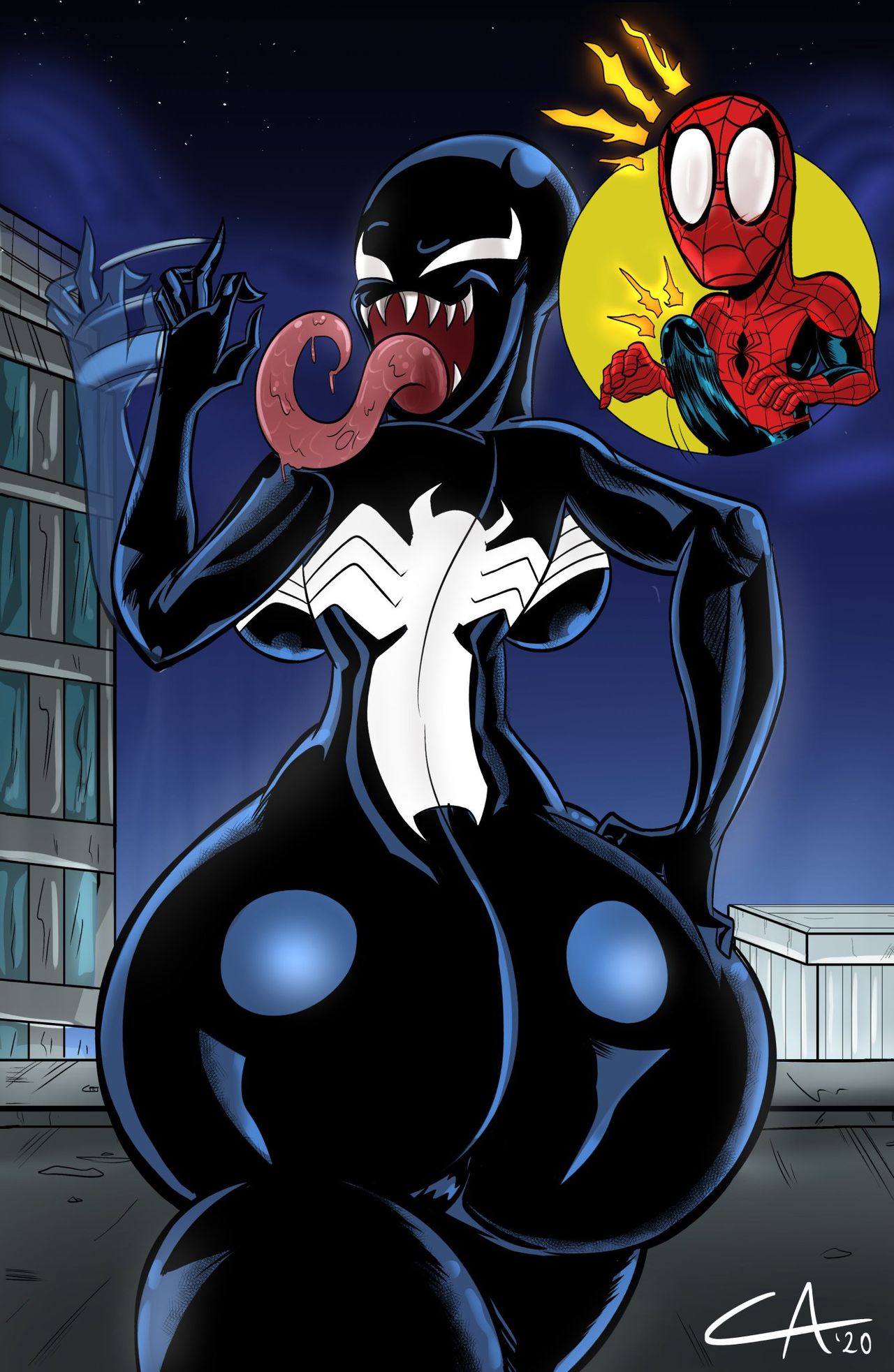 Ameizing Lewds] Thicc-Venom (Spider-Man) | Top Hentai Gallery