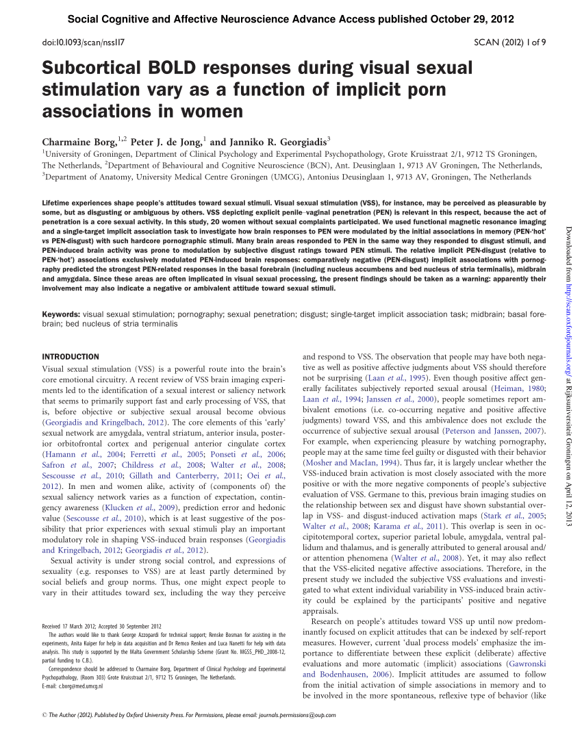 PDF) 005 The Effects of Learned Sex-Disgust Associations on Female ...