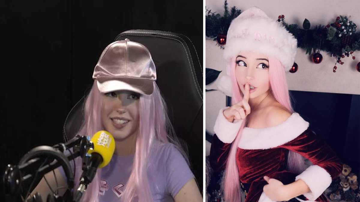 Belle Delphine's Christmas Day Porn Video | Know Your Meme