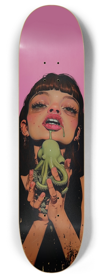 Jelly candy porn star Skateboard 8 Inch Skateboard Deck by Draw me ...