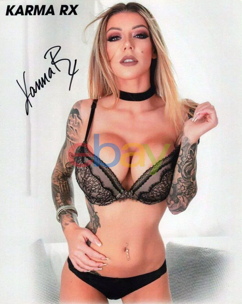 Karma RX Porn Star Autographed Signed 8x10 Photo REPRINT | eBay