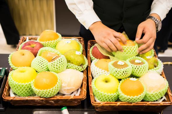 Japan's high-end fruit market elevates produce to works of art.