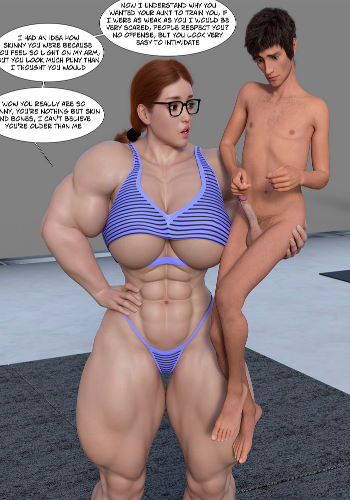 Slave - My Muscular Aunt | Porn Comics