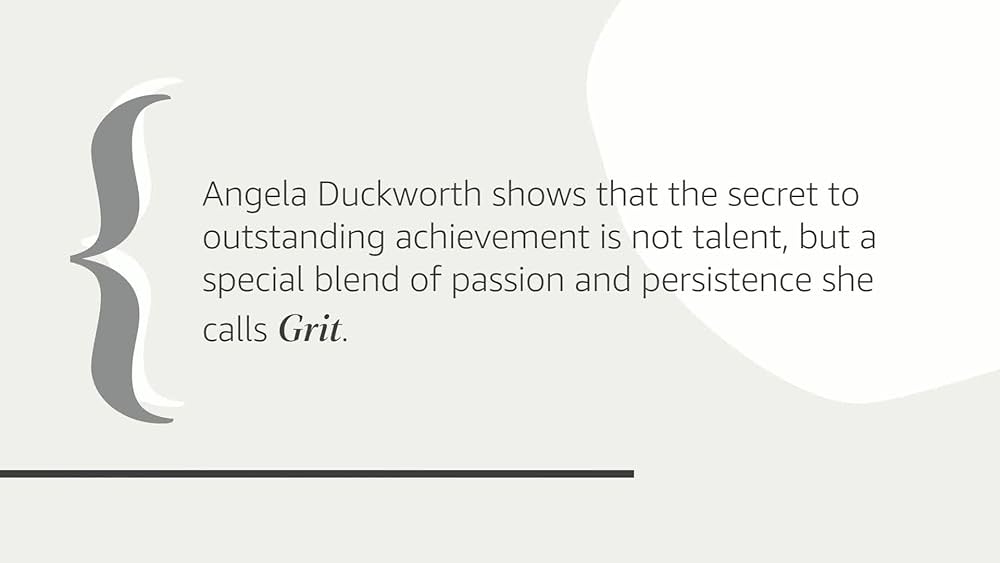 Grit: The Power of Passion and Perseverance: Duckworth, Angela ...