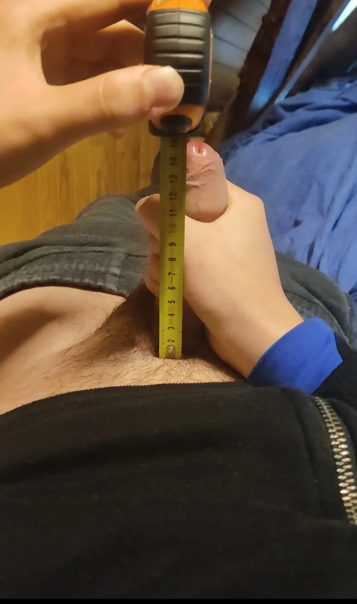 Tried to measure my cock (a little over 15cm max) - 10 Pics | xHamster