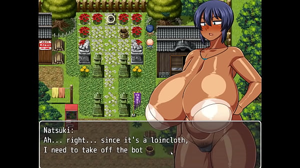 Tanned Girl Natsuki [ HENTAI Game ] Ep.11 the village chief ...