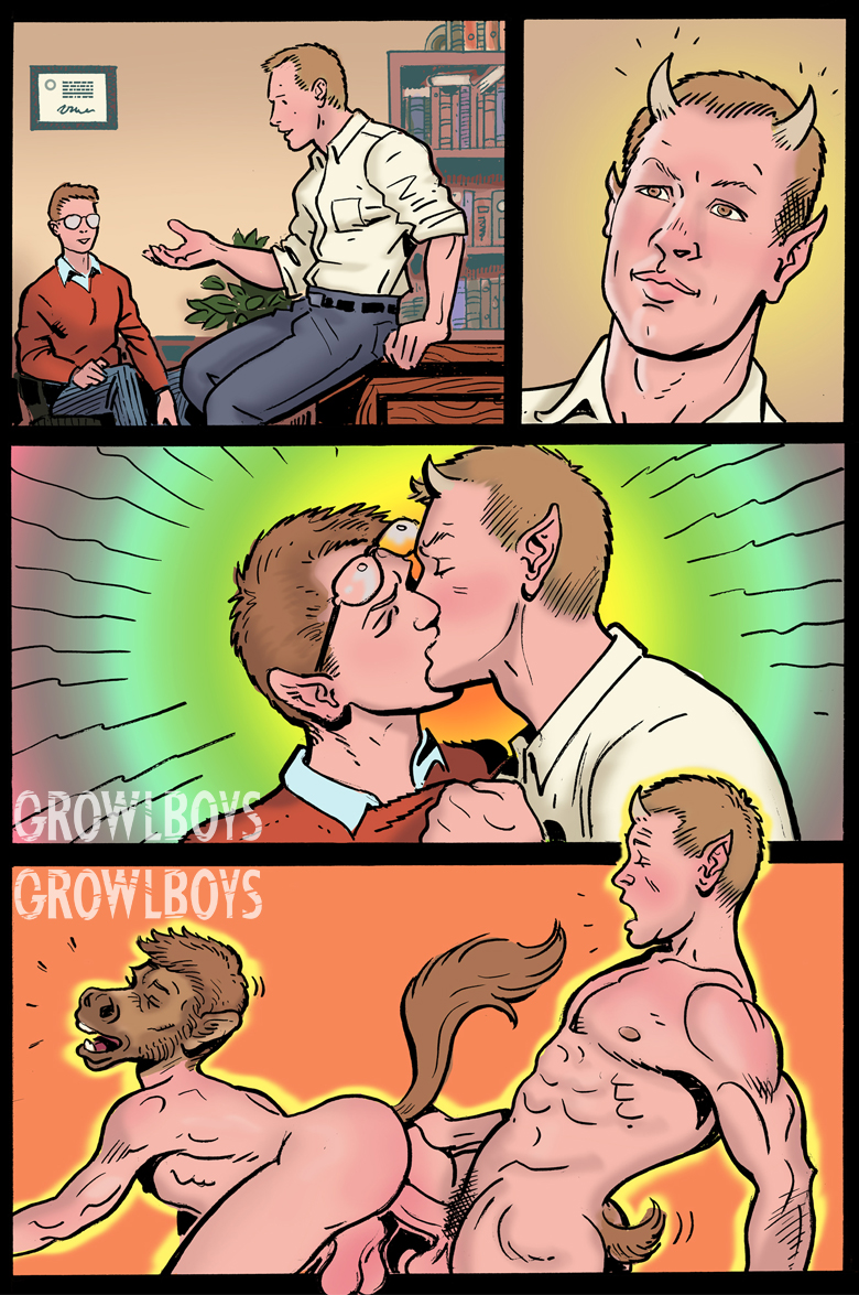 BOTTOMS UP | GROWLBOYS Gay Transformation Porn