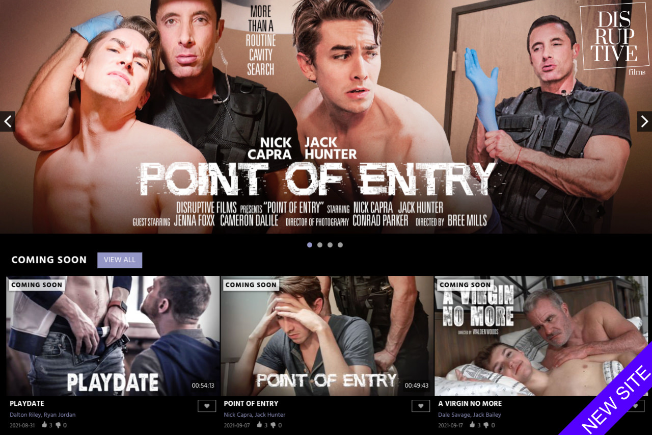 New Gay Porn Site: DISRUPTIVE FILMS - The most original studio in ...