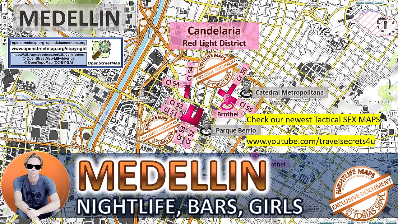 Medellin, Colombia, Sex Map, Street Prostitution Map, Massage ...