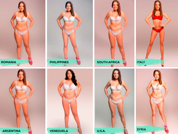 Want To Know What The Ideal Body Shape In 18 Countries Is?