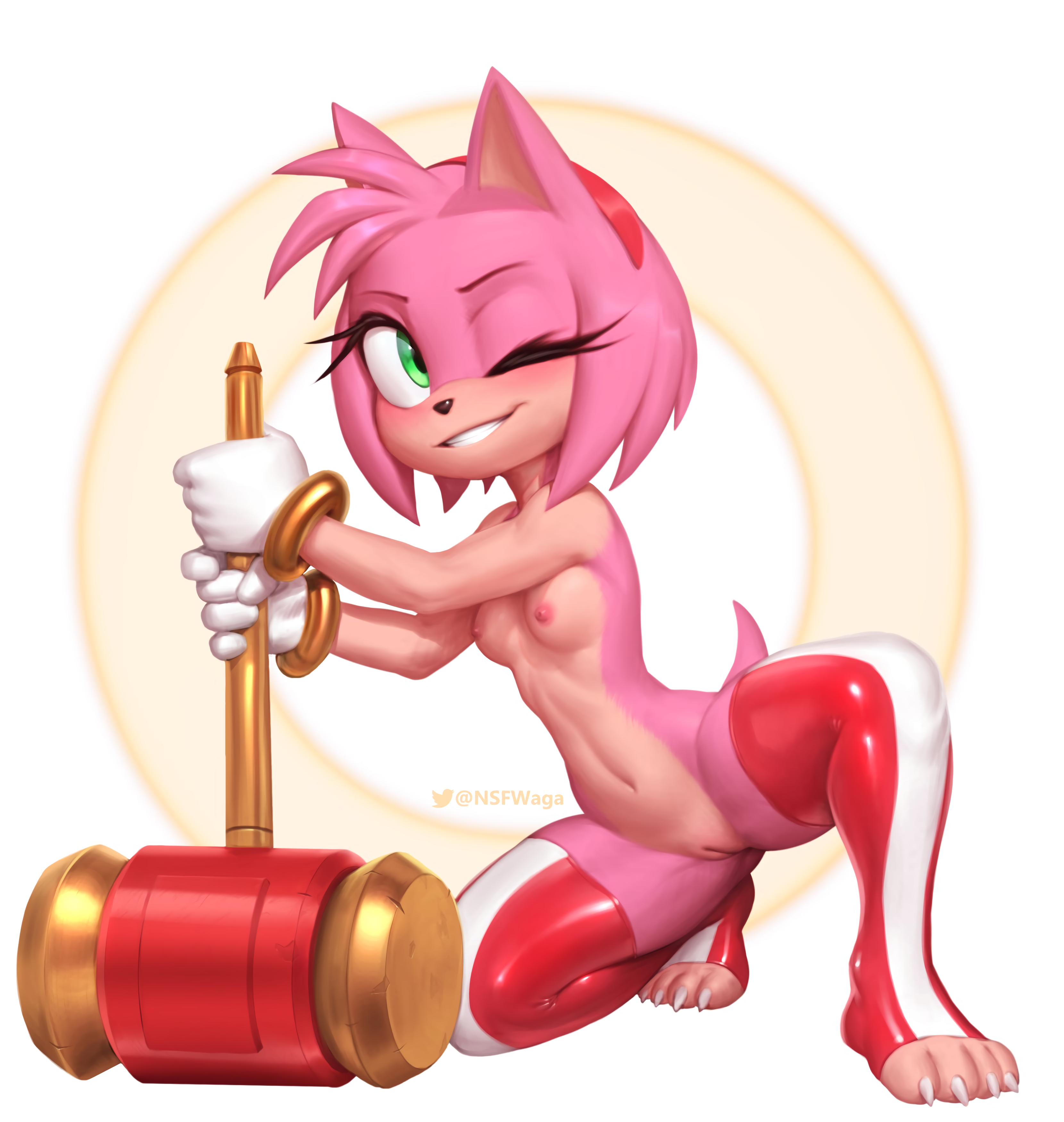 Rule34 - If it exists, there is porn of it / w4g4, amy rose / 6715579