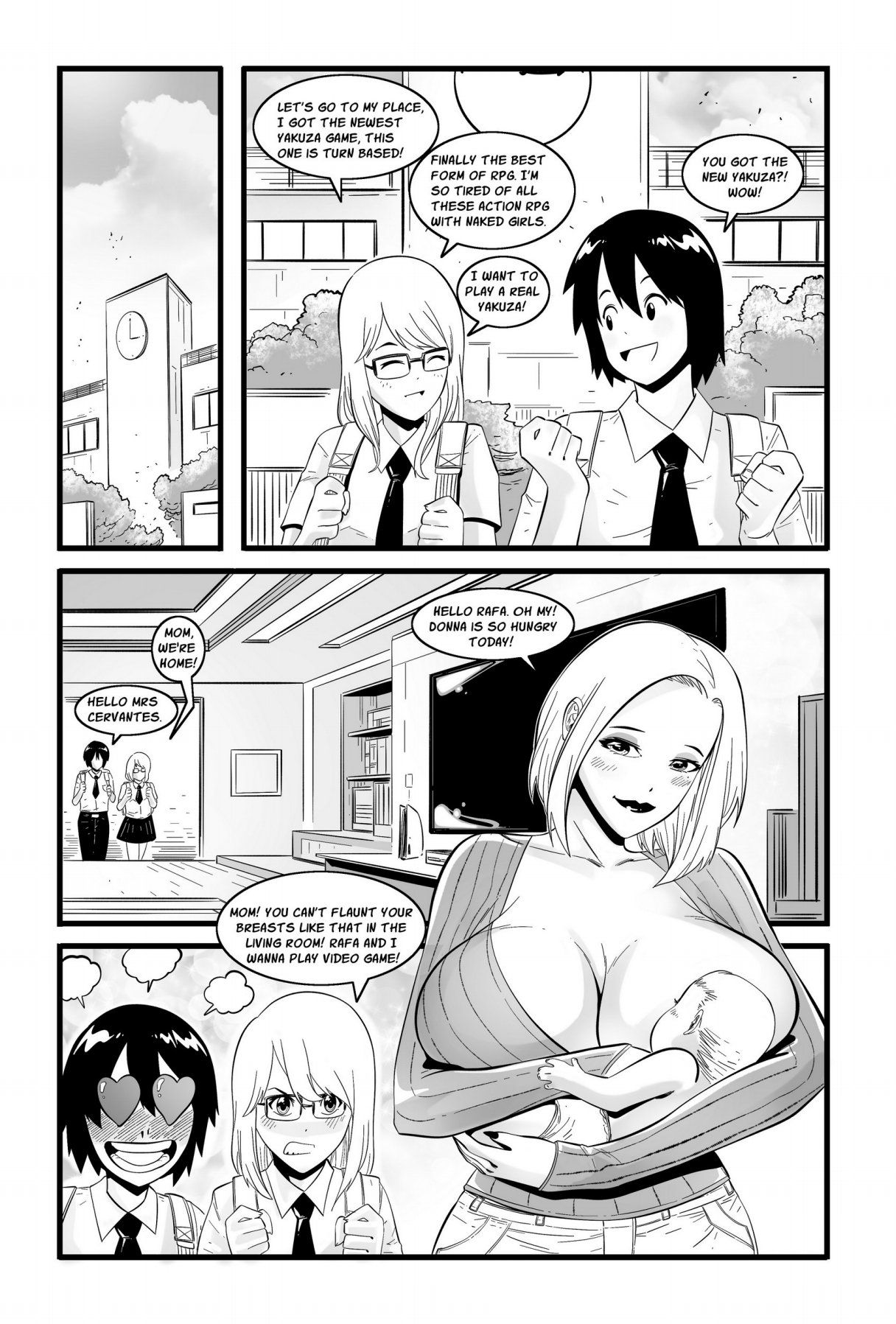 Gamer Mom Part 1 Porn Comic english 03 - Porn Comic