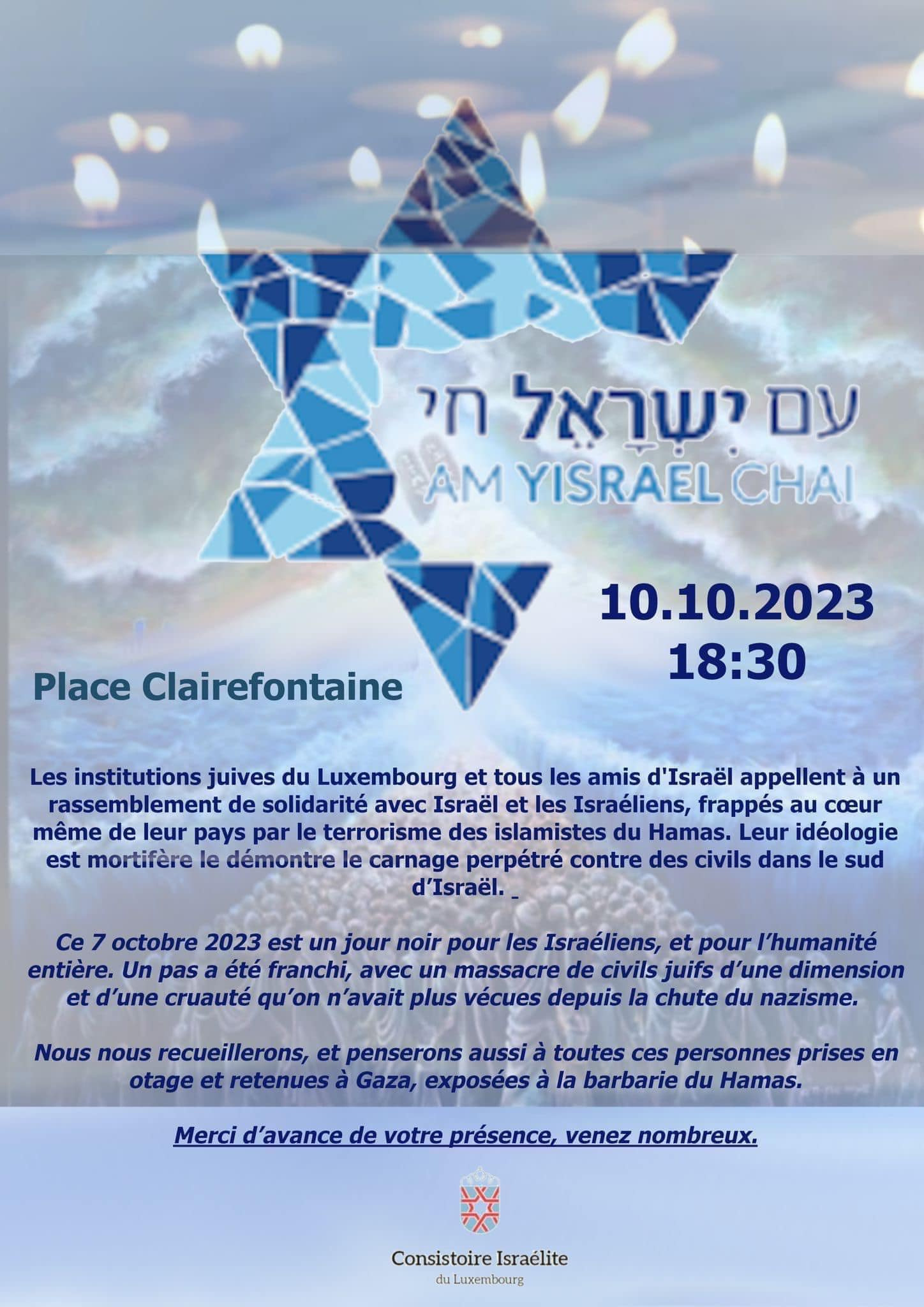 Today: Support for Israel : r/Luxembourg